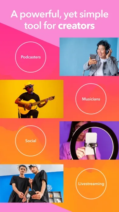 Ảnh chụp màn hình của Dolby On: Record Audio & Video